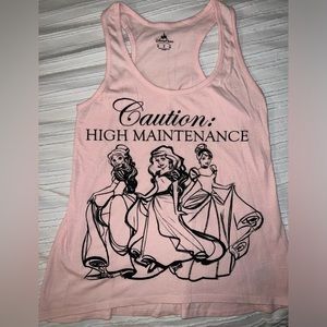 Disney parks high maintenance tank top size small in excellent condition